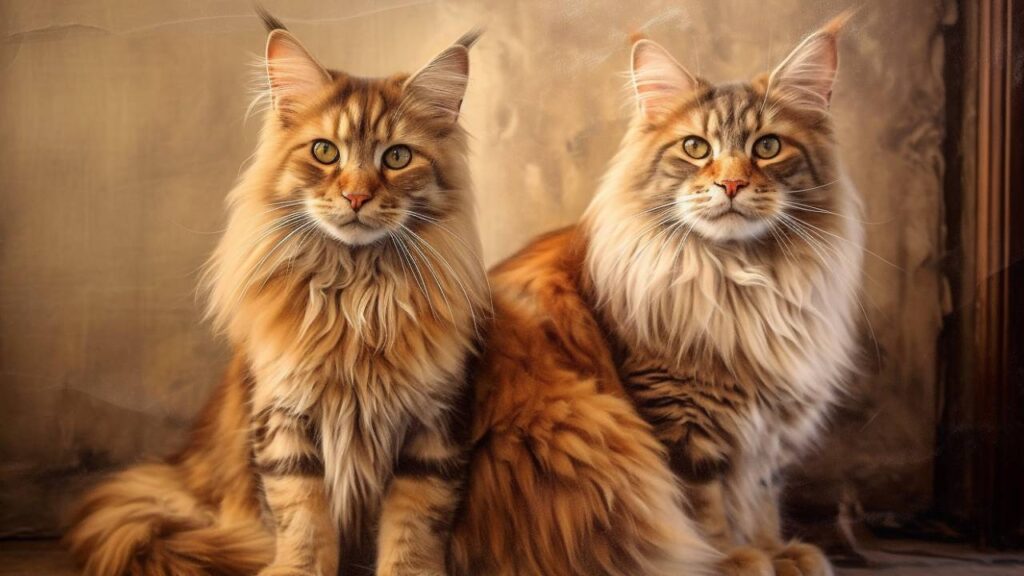 Maine Coon Cat Males and Females