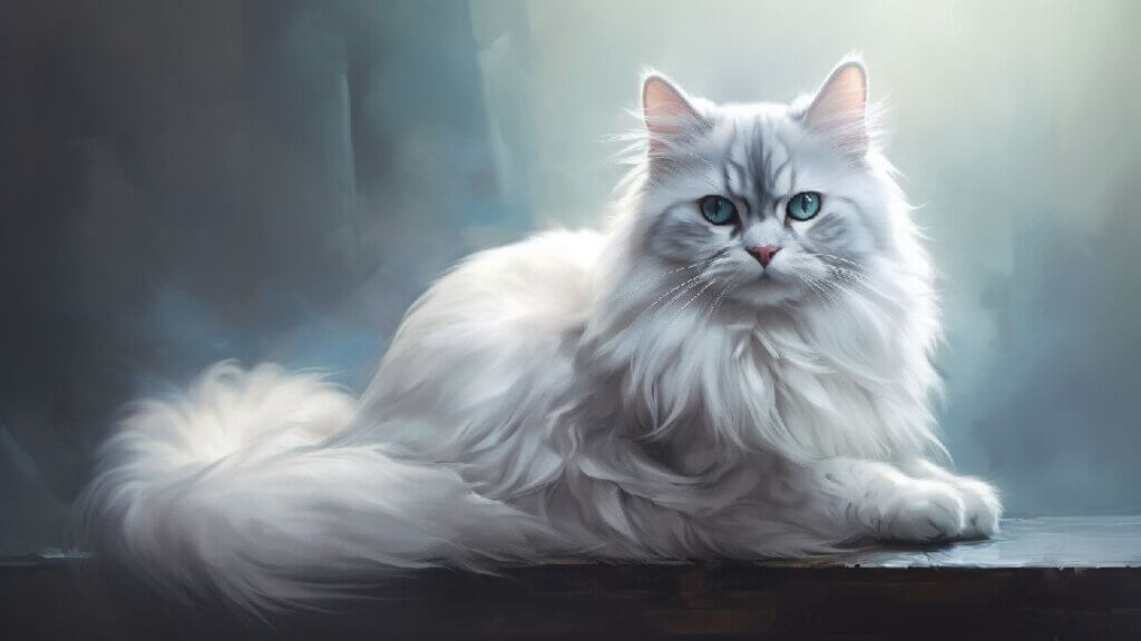 long haired cat