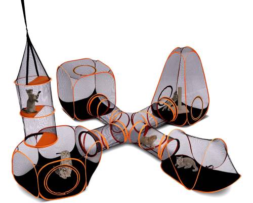 5 in 1 Compound Pet Play House - 4 Tents