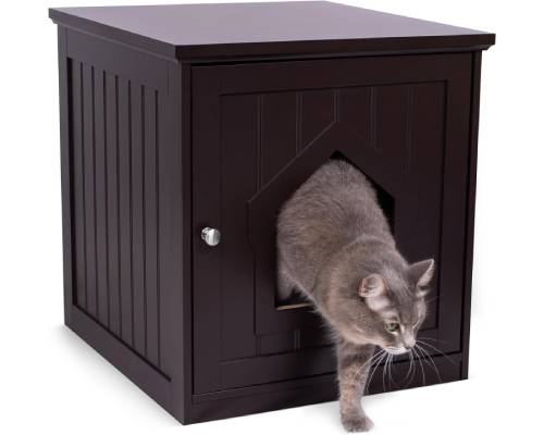BirdRock Home Decorative Cat House & Side Table