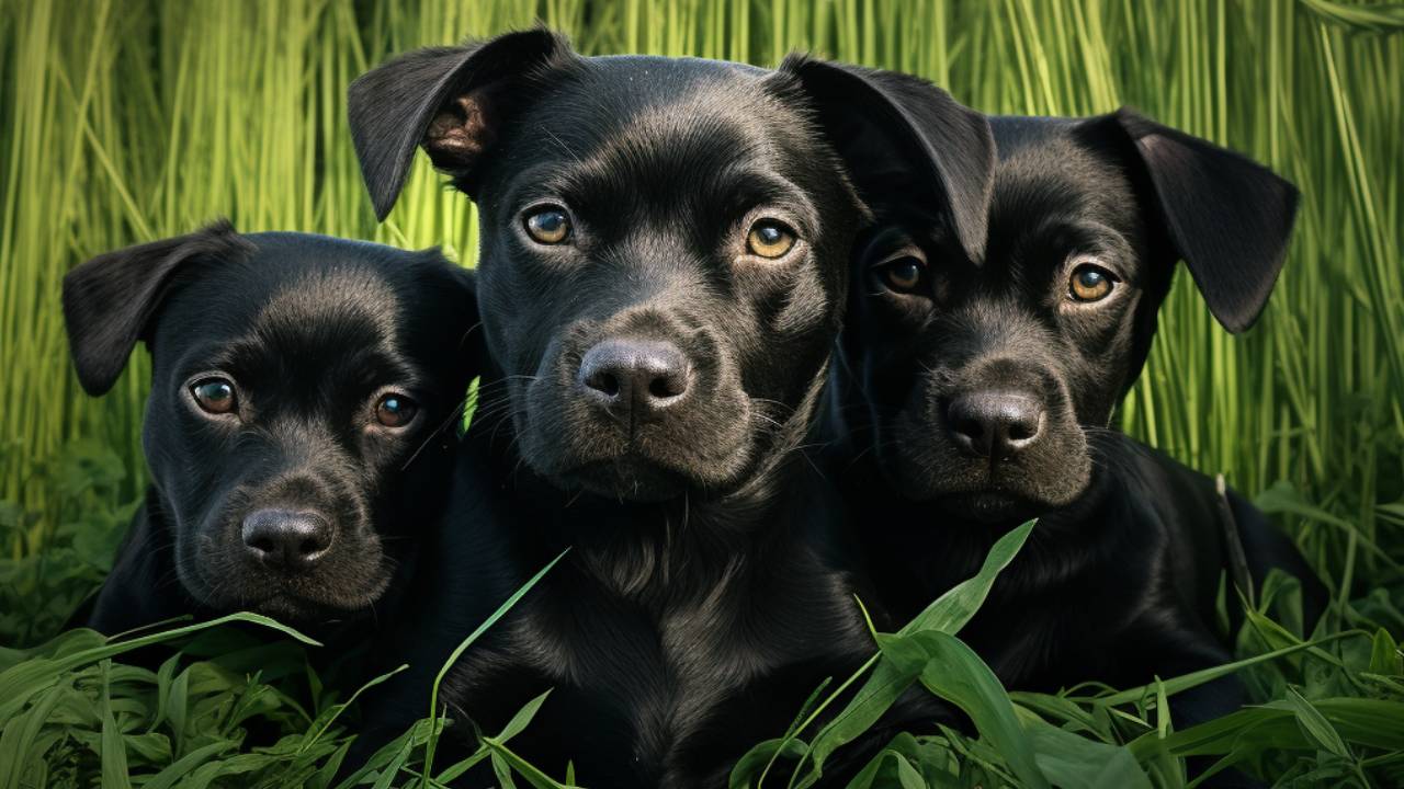 Black puppies