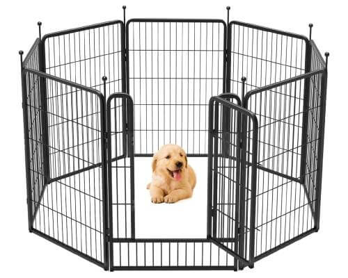 FXW Rollick Dog Playpen Designed for Camping, Yard, 40_ Height for Small_Medium Dogs
