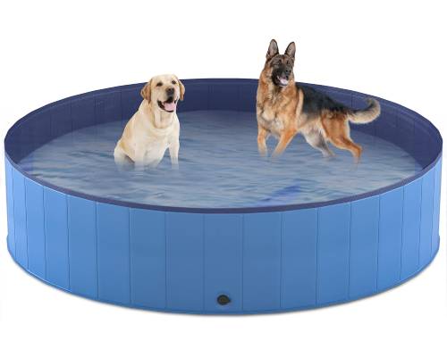 Niubya Foldable Pool, Collapsible Hard Plastic Swimming Pool