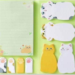 Cat-Themed Sticky Notes