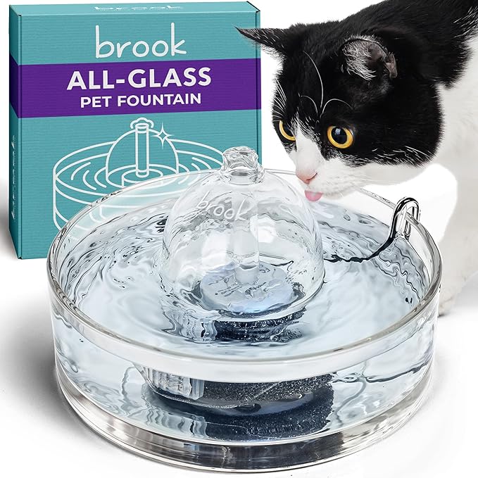 Brook Glass Pet Fountain