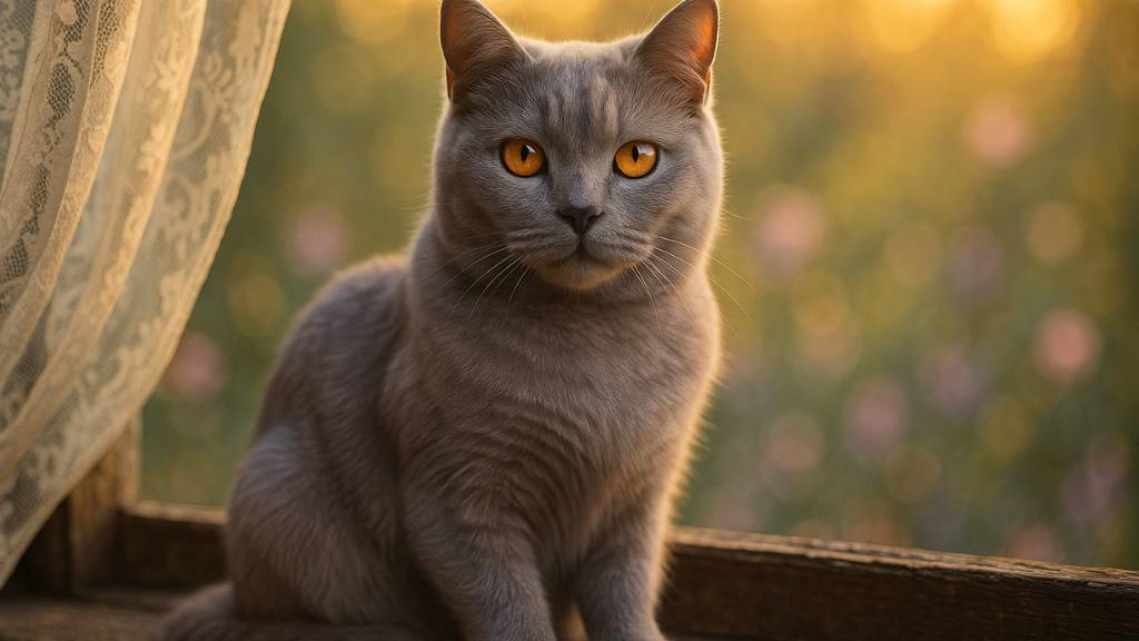lilac smoke cat